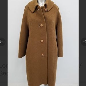 Long brown vintage coat